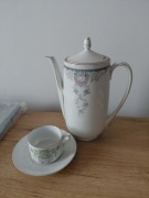 Stara filiżanka Silesia Königszelt Silesia dzbanek Bavaria girlandy