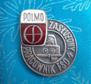 Stara plakieta medal POLMO Zasłużony Pracownik FSO - Fiat 125p