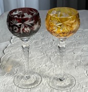 Nachtmann Traube 2 kieliszki remery kryształowe do wina kolorowe