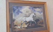 OBRAZ HAFT KRZYŻYKOWY KOŃ GALOP MULINA PASSE PARTOU 36x 45
