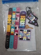 Zestaw Lego Dots 41808,41901,41900 bransoletka,naszywka,brelok