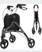 Chodzik 3-kołowy, składany dla osób starszych torbą do przechowywania