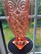 wazon skrzydlak sowa różowy