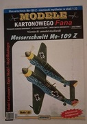 Model kartonowy Messerschmitt Me-109Z