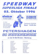 ...finał Superligi niemieckiej 3.10.1996 Petershagen SC Neuenknick...