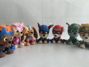 Maskotki "Psi patrol": Chase, Marshall, Rubble, Skye, Rocky, Zuma, Liberty