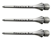 Stalowe Groty Końcówki Target Titanium Conversion 2BA Srebrne 30mm + 26mm