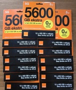 13x Starter Orange _____ 5600gb __PRZEZ ROK_->_NOWY MIESIĄC  NOWA KARTA