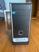 Obudowa komputerowa czarna, panel przedni