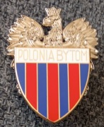 POLONIA BYTOM - HERB NAŁOŻONY NA ORŁA Z KORONĄ