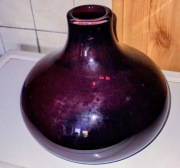 Wazon dekoracyjny z grubego szkła