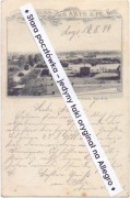ORZYSZ (GRUSS AUS ARYS) Widok na obóz wojskowy, namioty 1897