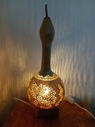 Lampa lampka z tykwy