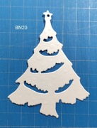 Scrapki Kraków Boże Narodzenie Choinki 5 szt. (BN20)