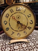 Stary unikatowy duży unikatowy budzik JAZ z centralną sekundą lata 60 te 