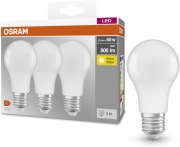 3x Żarówka LED E27 A60 8,5W = 60W 806lm 4000K Neutralna 300° OSRAM