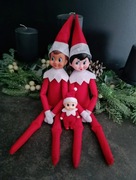 Psotny Elf on the shelf elf badly behaving chłopiec dziewczynka baby