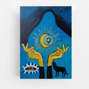 obraz do salonu karykatura Picasso style kubizm