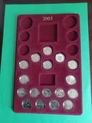 Polskie Monety 2 zł 2006 rok, 23 monety w idealnym stanie menniczym w kap .