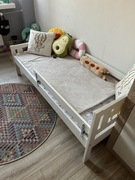 Łóżko Kritter 70x160 Ikea łóżeczko materac barierki