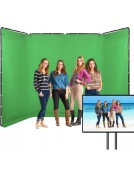 Zielony ekran, tło, green screen 240x400