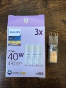 Żarówki (3) Philips LED 3.7W 470 lumen G9