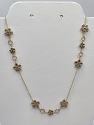 Naszyjnik z kwiatkami.