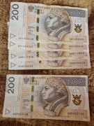 Banknot 200zł AO AA