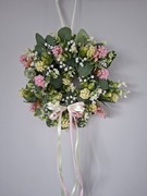 Wianek wiosenny na drzwi średnica ok 35cm sztuczny 