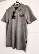 Szary polo Philipp Plein Sport rozmiar S