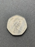 50 pence 50 pensów Elżbieta II moneta kolekcjonerska 