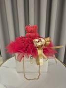 Flower box ze świecą sojową 