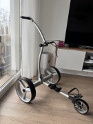 Elektryczny Wózek Golfowy z Pilotem, SREBRNY, RKigo-Sil