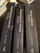 3 tomy Greya 50 twarzy Ciemniejsza strona Nowe oblicze za 3 tomy bdb