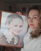 Portret, prezent na Dzień Babci i Dziadka