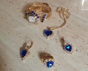 Komplet biżuterii z zegarkiem dla nastolatki