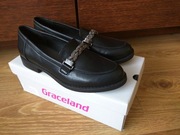 Mokasyny damskie Graceland 38 czarne 