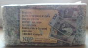 BRYKIET BANKNOTY 100 ZŁ NBP WARTOŚCI 100 000 ZŁ Uszkodzone