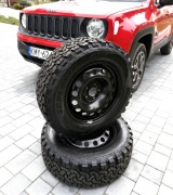 Opony AT 215/70 r. 16 100R + Felgi stalowe 5x110 et40 65,1 do JEEP RENEGADE