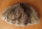 Czapka futro z lisa srebrnego stan bardzo dobry