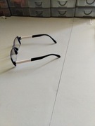 Okulary +2,0 dioptrii dwuogniskowe do komputera niebiesko białe