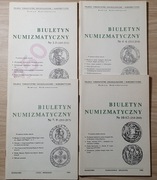 Biuletyn Numizmatyczny, cały rocznik 1989, PTN Warszawa 1989