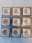 Gniazdo pojedyncze Hager-Berker Modul białe - używane