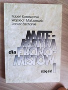 Matematyka dla ekonomistów część 1