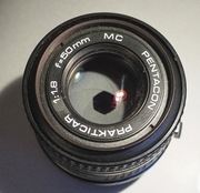 Obiektyw Pentacon PB 50mm f1.8 + adapter PB-MFT 