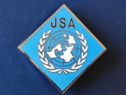 US/ROK Army JSA (Joint Security Area) Protection Battalion Badge UN Command