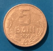 Mołdawia. 5 Bani. 2021. Moneta.