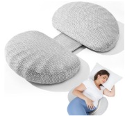 Poduszka ciążowa regulowana z pianki memory 76 cm