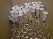 Rolki tubki tulejki po papierze toalet. 120 szt.