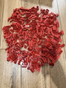 Lego zestaw mix czerwone klocki vintage retro lata 70  711g